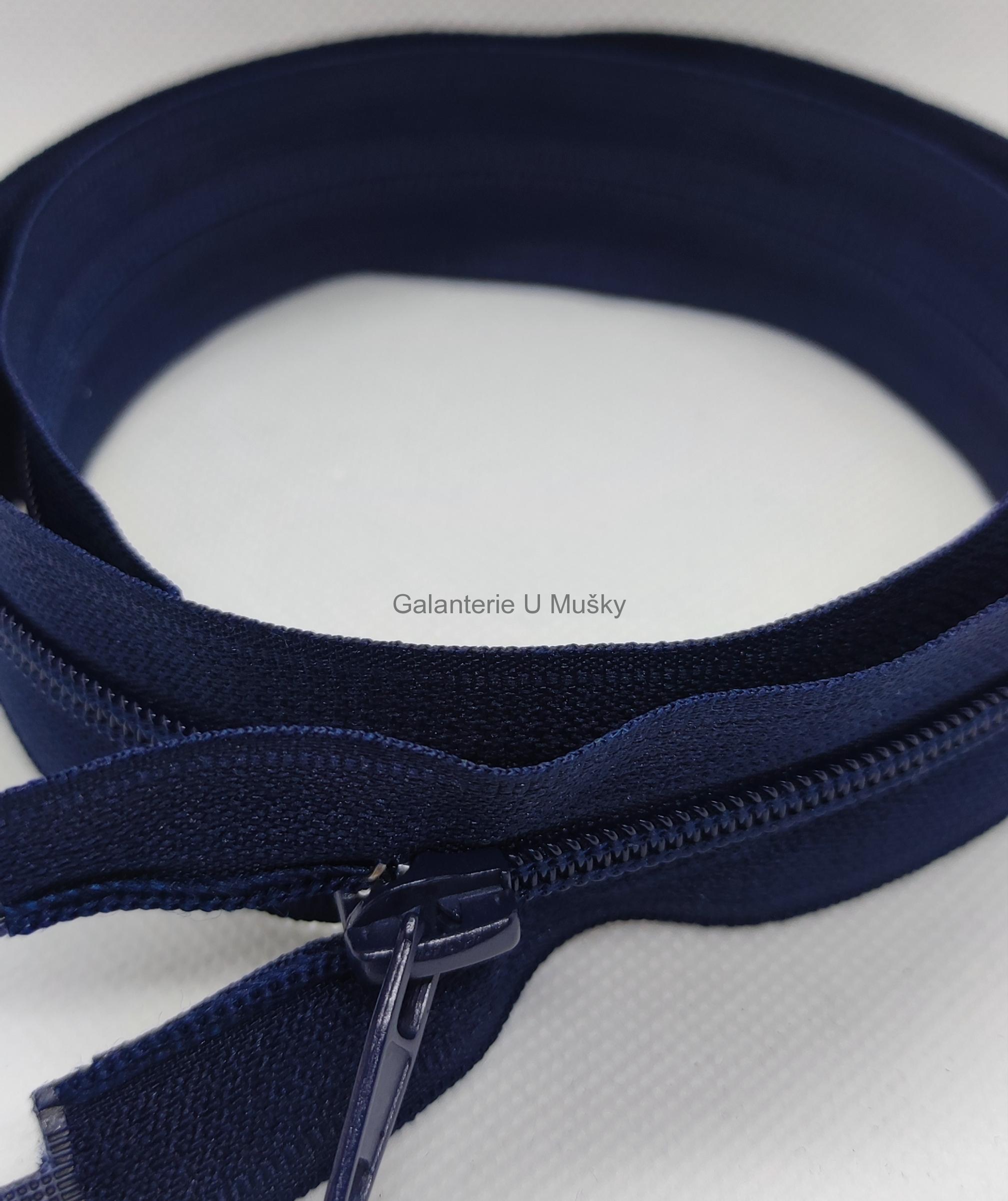 Zdrhovadla W10 70 cm D - 1680-168 - tmavě modrá - Oeko-tex standard 100