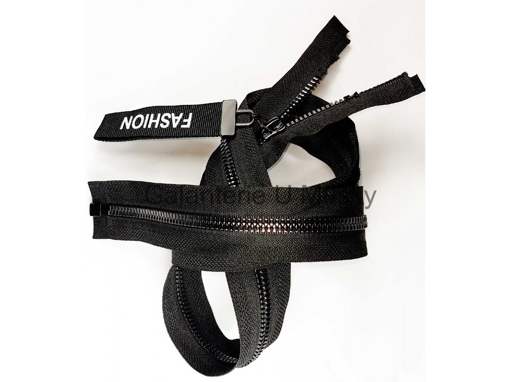 Zip 6 kostěný děl.50 cm FASHION