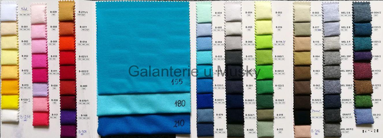 Jednolícní úplet 210g 100% bavlna B-068/1