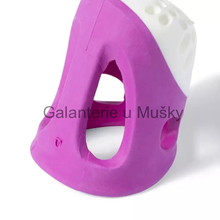 Náprstek plastový ergonomický - M - růžová