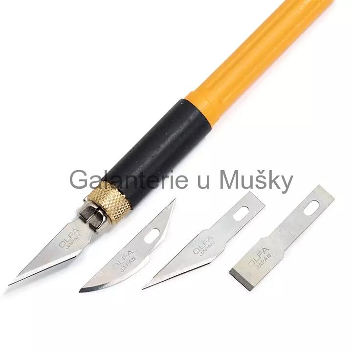 Nůž umělecký, 3 náhradní čepele