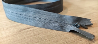 zip tm. šedá skrytý 60 cm #3 N