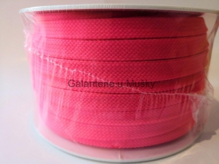 L4409 Šňůra proplétaná, dutinka 10mm plochá - Oeko-tex standard 100
