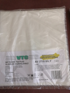 Vlizelín zažehlovací 30g/1m bílý