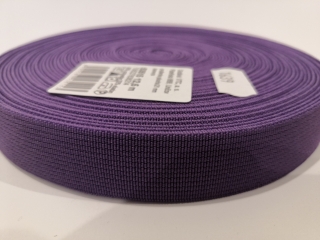 Pruženka tkaná 20mm 1639 (tmavě fialová)  - Oeko-tex standard 100
