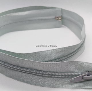 zip sv. šedá 70cm #5 D
