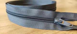 zip tm. šedá 100 cm #5 D