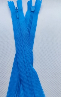 Zdrhovadla WS0 16 cm skrytá N #3 - 1702 - tyrkys - Oeko-tex standard 100