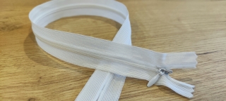 zip skrytý bílý 40 cm #3 N