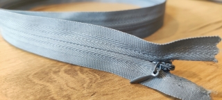 zip sv. šedá skrytý 55 cm #3 N