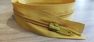 Zip zlatá/hořčicová 50 cm 5# D