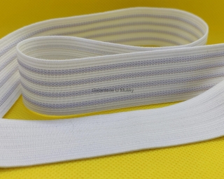 Pruženka plochá 28 mm protiskluzová bílá