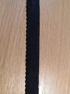 Gumokrajka černá 9mm - Oeko-tex standard 100