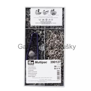 Knoflík stiskací JERSEY 10 mm NI 200 ks