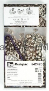 Průchodky 5 mm s podložkou NI 500 ks