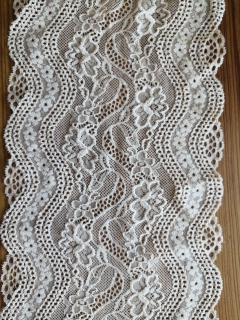 KR20 Krajka krémová (tmavší ecru) - Oeko-tex standard 100