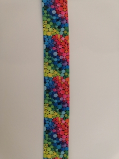 Pruženka 3cm TISK barevná kolečka