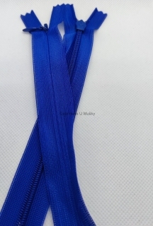 Zdrhovadla WS0 16 cm skrytá N #3 - 1652-236 - královská modř - Oeko-tex standard 100