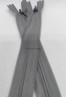 Zdrhovadla WS0 16 cm skrytá N #3 - 1930-193 - šedá - Oeko-tex standard 100