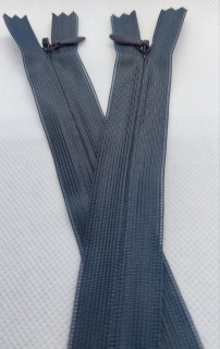 Zdrhovadla WS0 16 cm skrytá N #3 - 1960-196 - temně šedá - Oeko-tex standard 100