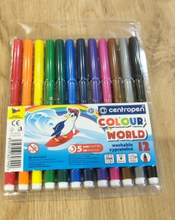 Vypratelné fixy 12ks centropen