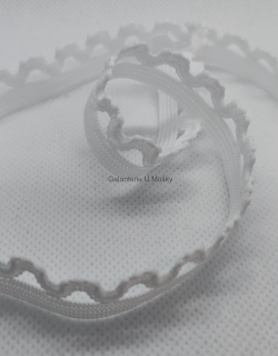 Gumokrajka 16mm bílá - Oekotex standard 100