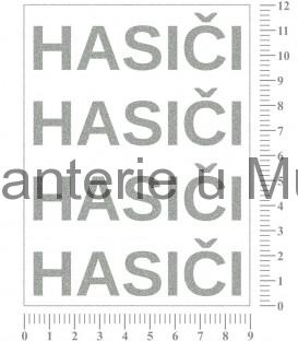 Nápis - hasiči