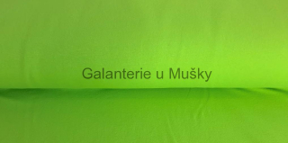 Teplákovina s elastanem Neon zelená 240g