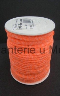 Kulatá guma / pružná šňůrka 5mm - oranžová