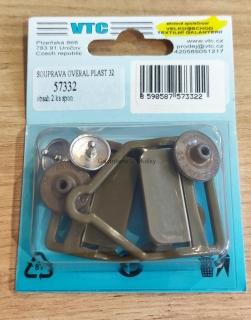 Souprava overal plast 32 mm - 728 - čokoládová