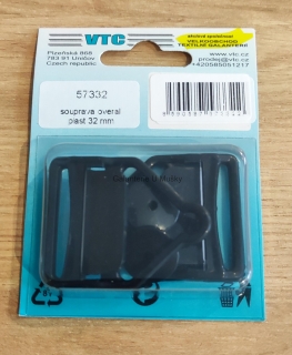 Souprava overal plast 32 mm - 999 - černá