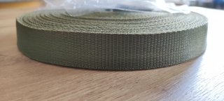 Popruh 25mm - 1336 - khaki - Oekotex standard 100