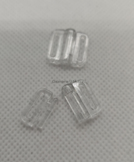 Zapínání podprsenkové přední - 12 mm - 000 - čirá