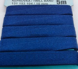 Keprovka 10 mm - karta 5 m - 7705 - tmavě modrá - Oekotex standard 100