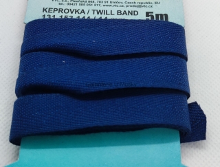 Keprovka 14 mm - karta 5 m - 7705 - tmavě modrá - Oekotex standard 100
