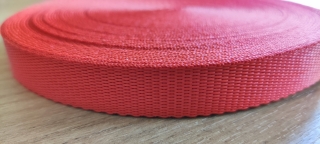 Popruh POP 20 mm - 1340 - červená - Oekotex standard 100