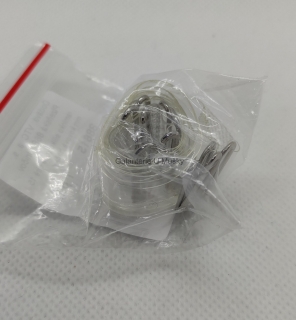 Ramínko silikonové čiré 15 mm kovové háčky