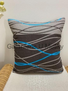 Bavlněný krepový potah na polštářek 40x40 - vzor Line