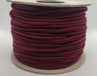 Klobouková guma 3mm - 3297 - vínová - Oeko-tex standard 100