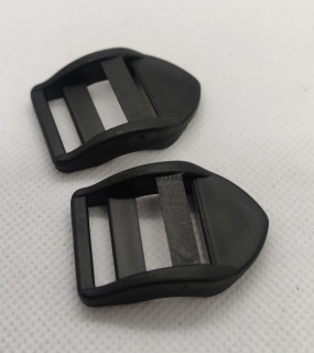 Spona žebříček 20 mm - černá