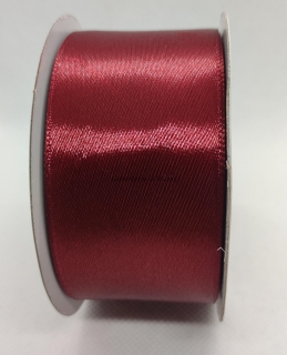 Stuha atlasová jednolící 38 mm - 082 - vínová
