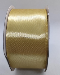 Stuha atlasová jednolící 38 mm - 019J - zlatá - 25m