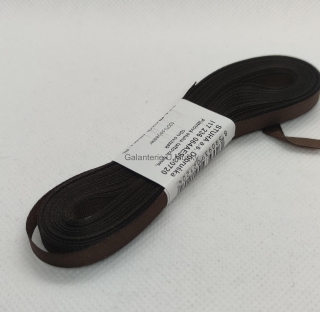 Stuha taftová 6 mm - 720 - hnědá - 10m