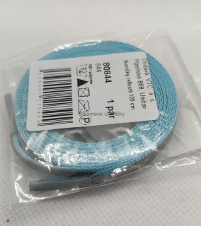 tkaničky reflexní různé barvy 120cm - 06-652 - tyrkys