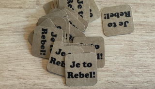 Čtverec 3,5 x 3,5cm - rebel