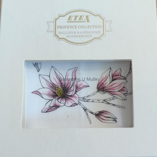 Kapesník dámský Provence collection - krab.1 ks - M - magnólie