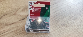 Špendlík zavírací vel. 1,5 lak - blistr - 999 - černá