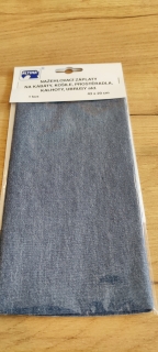 Záplaty zažehl. JEANS 43x20 cm - 567 - středně modrá