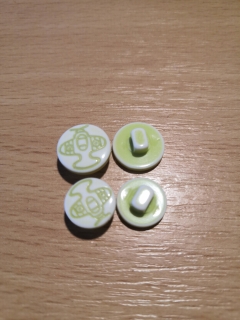  Letadlo zelené 16"