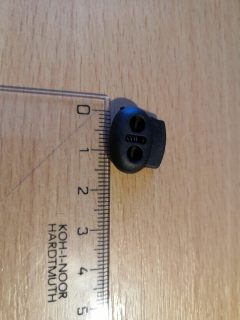 Brzdička černá cca 15mm